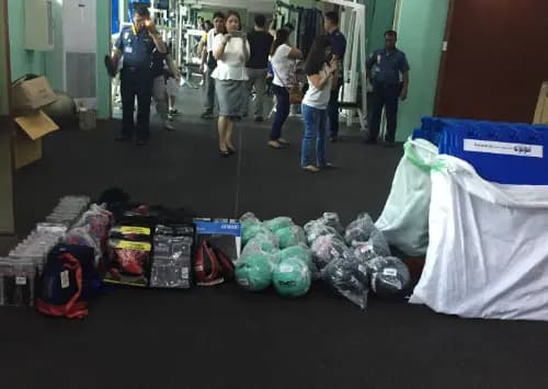 Gym equipment donations