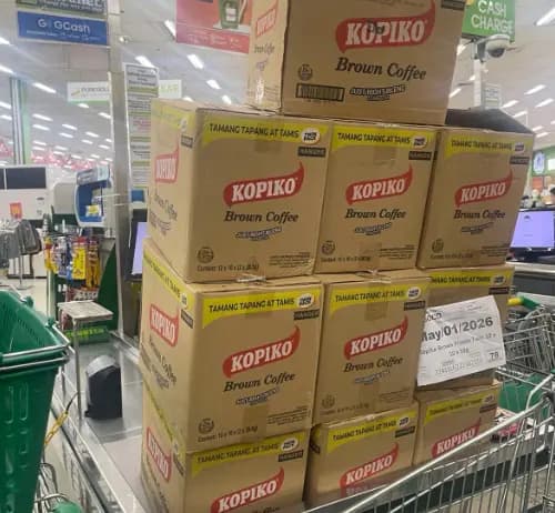 Donation of goods for typhoon victims