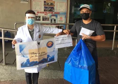 Face mask donations