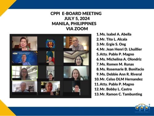 CPPI E-Board Meeting-July 5,2024